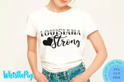 Louisiana Strong Svg New Orleans Strong Louisiana SVG Nola Product Image 1