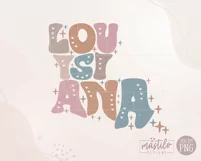 Louisiana Us State Sublimation Png by Mastilo Designs
