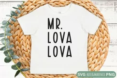 Mr Lova Lova SVG | Boy Valentine SVG | Sublimation Product Image 1