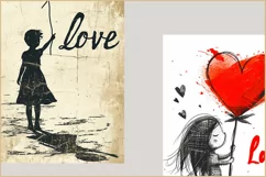 Love Valentine's Day Card png| Love Mothers day design Card Product Image 2