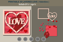 3D Layered Love Product Image 1