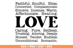 Love SVG Bundle, Love SVG, PNG, Valentine&#039;s Day Svg, Png Product Image 11