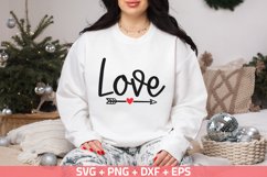 Love SVG, Love PNG, Valentine&#039;s Day SVG, PNG, DXF, EPS Product Image 1