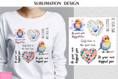 Love Yourself Sublimation| Motivational Quotes Tshirt Product Image 1