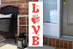 Love SVG , Valentine's Day Decor SVG , Valentine Porch Signs Product Image 3