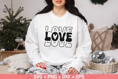 Love SVG, Love PNG, Valentine&#039;s Day SVG, PNG, DXF, EPS Product Image 1