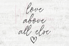 Love Above All Else Svg, Love Saying Png Product Image 4