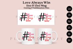 love always win coffee glass wrap svg glass mug svg presized for 11oz and 15oz glass ready to cut and sublimation files