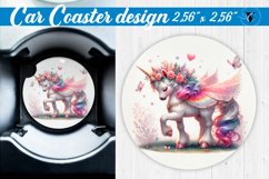Car Coaster | Valentine&#039;s Day | Love Animals Product Image 1