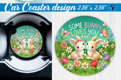 Car Coaster | Valentine&#039;s Day | Love Animals Product Image 1
