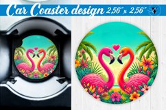 Car Coaster | Valentine&#039;s Day | Love Animals Product Image 1