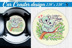 Car Coaster | Valentine&#039;s Day | Love Animals Product Image 1