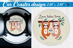 Car Coaster | Valentine&#039;s Day | Love Animals Product Image 1