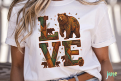 Love Animals PNG Sublimation Clipart Bundle Product Image 5