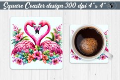 Square Coasters | Valentine&#039;s Day | Love Animals Product Image 1