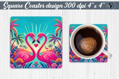 Square Coasters | Valentine&#039;s Day | Love Animals Product Image 1