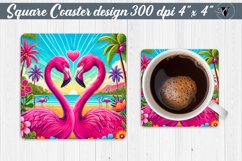 Square Coasters | Valentine&#039;s Day | Love Animals Product Image 1