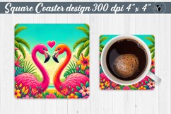 Square Coasters | Valentine&#039;s Day | Love Animals Product Image 1