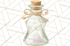 Love Potion Apothecary Clipart, Vintage Potion PNG Product Image 3