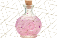 Love Potion Apothecary Clipart, Vintage Potion PNG Product Image 4