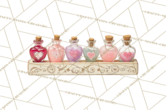 Love Potion Apothecary Clipart, Vintage Potion PNG Product Image 3