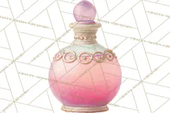 Love Potion Apothecary Clipart, Vintage Potion PNG Product Image 2