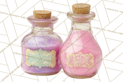 Love Potion Apothecary Clipart, Vintage Potion PNG Product Image 4