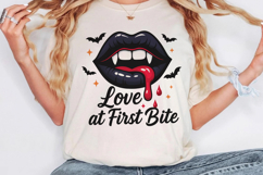 Love at first Bite Vampire Lips Halloween PNG Clipart Product Image 3