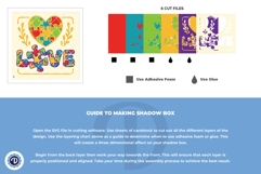 LOVE Autism 3D Layered Paper Cut - Love 3D SVG Product Image 5