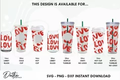 Love Balloons Starbucks 24oz Acrylic Tumbler Cup Wrap Product Image 3