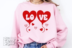 Love Balloons SVG PNG - Valentine's Day SVG Cut File Product Image 4