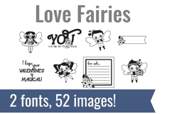 Love Fairies Dingbats Product Image 1
