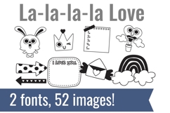 La-la-la-la-love Dingbats Product Image 1