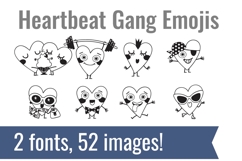 Heartbeat Gang Dingbats Product Image 2