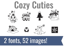 Cozy Cuties Dingbats Product Image 1