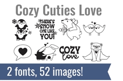 Cozy Cuties Dingbats Product Image 2