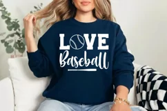 Love Baseball SVG , Sports SVG , Baseball Tournament SVG Product Image 2