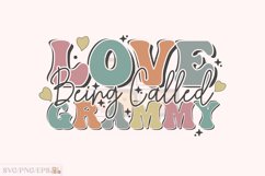 Love Being Called Grammy SVG T-shirt Design Product Image 1