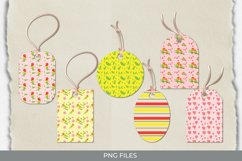 Love Bird Seamless Pattern Shaped Tags Product Image 1