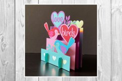 3D VALENTINE LOVE BIRDS POP UP Product Image 3