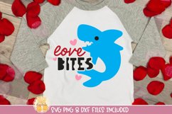 Shark Valentine SVG | Funny Kid Shirt Design Product Image 1
