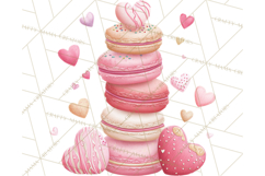 Cute Valentine Dessert Clipart PNG Cupcakes Cookie Chocolate Product Image 5