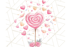 Cute Valentine Dessert Clipart PNG Cupcakes Cookie Chocolate Product Image 2