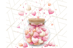 Cute Valentine Dessert Clipart PNG Cupcakes Cookie Chocolate Product Image 3