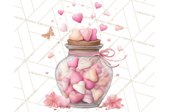 Cute Valentine Dessert Clipart PNG Cupcakes Cookie Chocolate Product Image 5