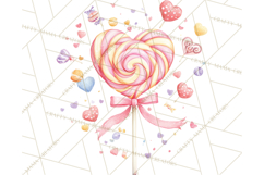 Cute Valentine Dessert Clipart PNG Cupcakes Cookie Chocolate Product Image 2