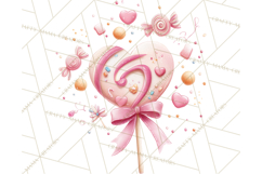 Cute Valentine Dessert Clipart PNG Cupcakes Cookie Chocolate Product Image 5