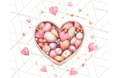 Cute Valentine Dessert Clipart PNG Cupcakes Cookie Chocolate Product Image 4