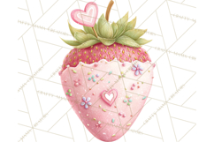 Cute Valentine Dessert Clipart PNG Cupcakes Cookie Chocolate Product Image 2
