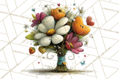 Romantic Valentine Florals PNG Clip Art, Roses, Peonies Png Product Image 4